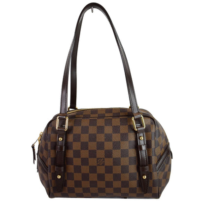 LOUIS VUITTON Rivington PM Damier Ebene Shoulder Bag Brown