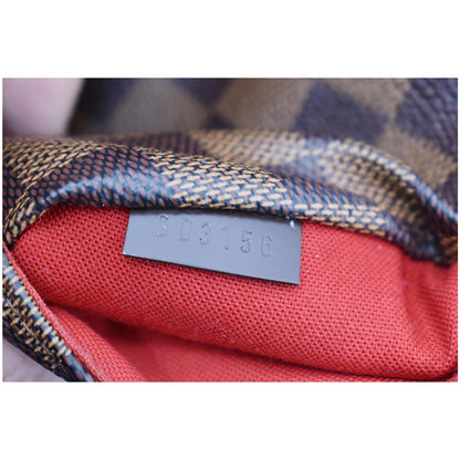 LOUIS VUITTON Totally MM Damier Ebene Shoulder Bag Brown