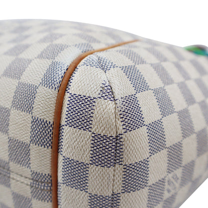 LOUIS VUITTON Totally PM Damier Azur Shoulder Bag White