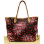 LOUIS VUITTON Neverfull MM Monogram Jungle Dot Shoulder Bag Brown