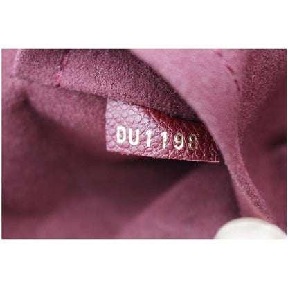 LOUIS VUITTON Surene MM Monogram Canvas Shoulder Bag Bordeaux