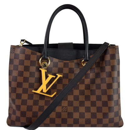 LOUIS VUITTON LV Riverside Damier Ebene Shoulder Bag Noir