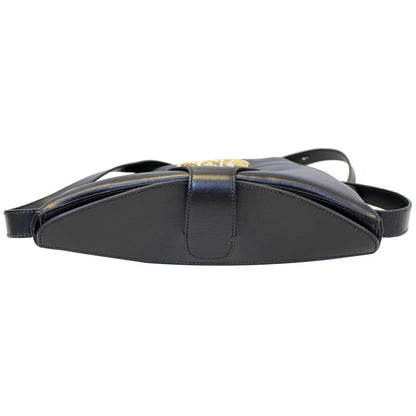 GUCCI Arli Medium Calfskin Leather Shoulder Bag 568857 Black
