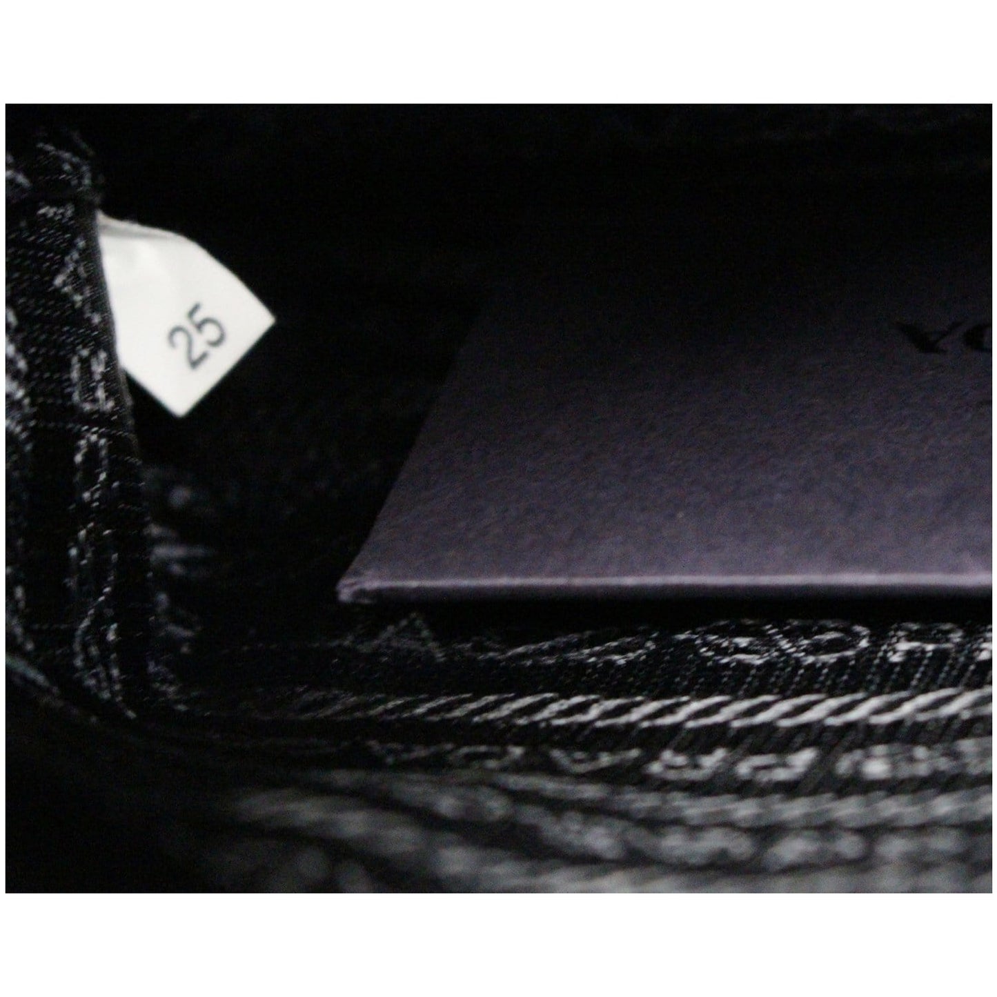 PRADA Paradigme Saffiano Leather Tote Shoulder Bag Black
