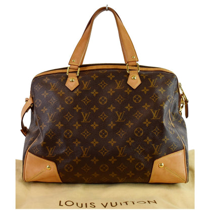 LOUIS VUITTON Retiro GM Monogram Canvas 2Way Shoulder Bag Brown