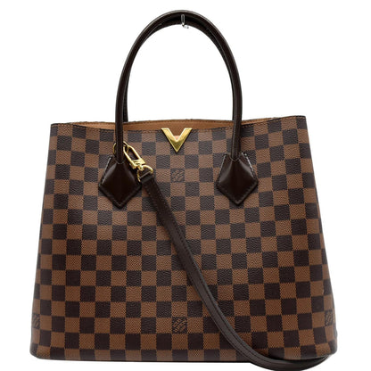 LOUIS VUITTON Kensington Damier Ebene Shoulder Bag Brown