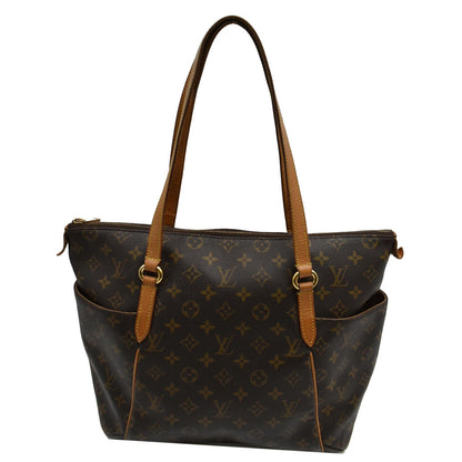LOUIS VUITTON Totally MM Monogram Canvas Shoulder Bag Brown