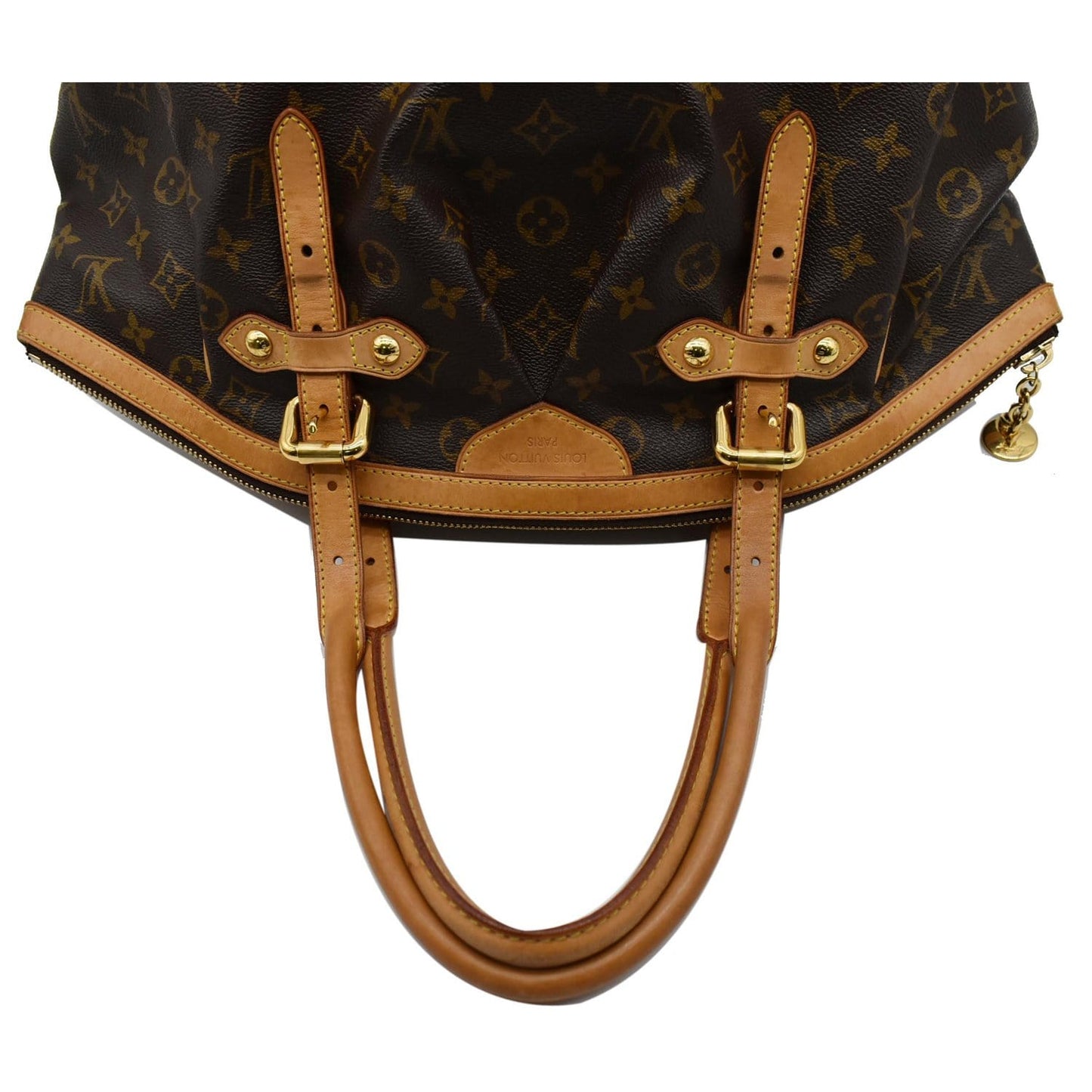 LOUIS VUITTON Tivoli GM Monogram Canvas Shoulder Bag Brown