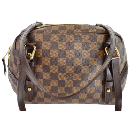 LOUIS VUITTON Rivington PM Damier Ebene Shoulder Bag Brown