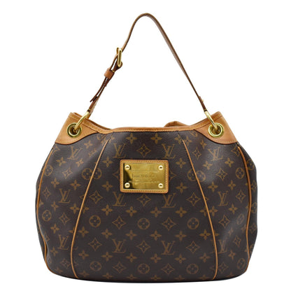 LOUIS VUITTON Galliera PM Monogram Canvas Shoulder Bag Brown