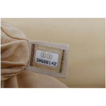 CHANEL 19 Large Lambskin Leather Shoulder Bag Nude