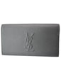 YVES SAINT LAURENT Leather Clutch Wallet Black
