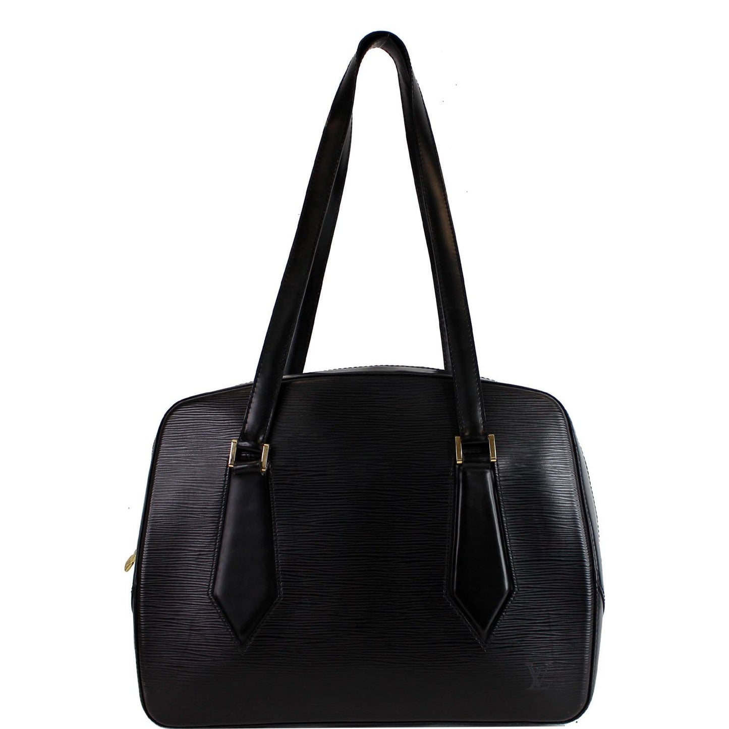 LOUIS VUITTON Voltaire Black Epi Leather Shoulder Bag Black