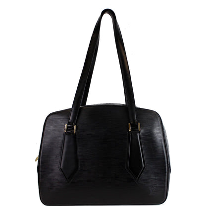 LOUIS VUITTON Voltaire Black Epi Leather Shoulder Bag Black
