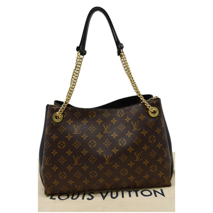 LOUIS VUITTON Surene MM Monogram Canvas Shoulder Bag Black