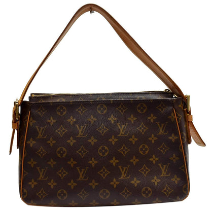 LOUIS VUITTON Viva Cite MM Monogram Canvas Shoulder Bag Brown
