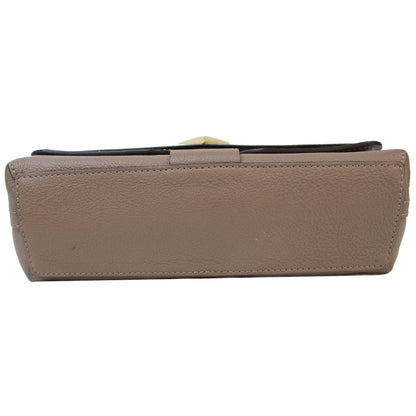 LOUIS VUITTON Python Very Chain Leather Shoulder Bag Taupe