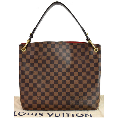 LOUIS VUITTON Graceful PM Damier Ebene Shoulder Bag Brown