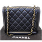 CHANEL Boy Brick Flap Black Leather Shoulder Bag