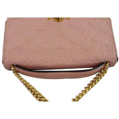LOUIS VUITTON Blanche BB Empreinte Leather Shoulder Bag Rose Poudre
