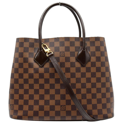 LOUIS VUITTON Kensington Damier Ebene Shoulder Bag Brown