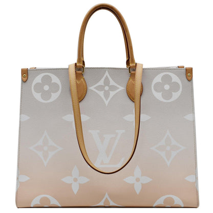 LOUIS VUITTON Pool Onthego GM Monogram Shoulder Bag Brume