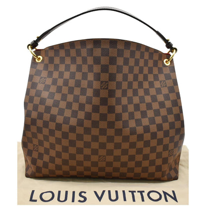 LOUIS VUITTON Graceful MM Damier Ebene Shoulder Bag Brown