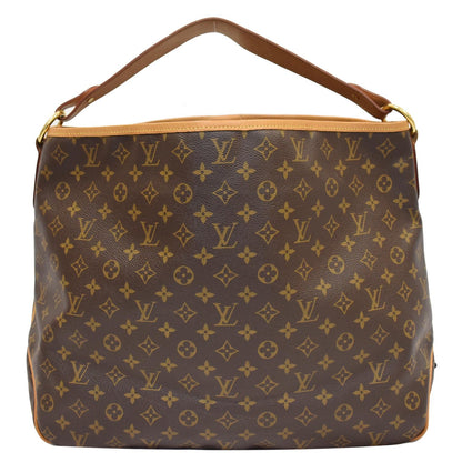 LOUIS VUITTON Delightful GM Monogram Canvas  Shoulder Bag Brown