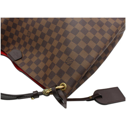 LOUIS VUITTON Graceful MM Damier Ebene Shoulder Bag Brown