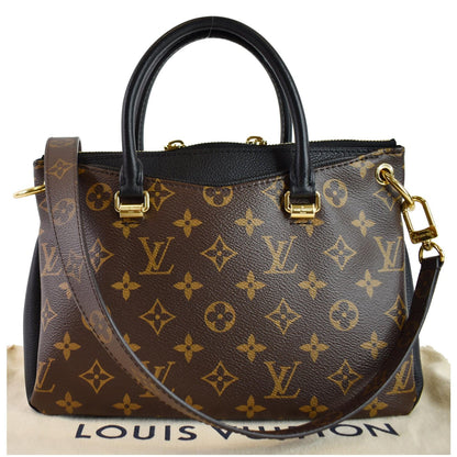 LOUIS VUITTON Pallas BB Monogram Canvas Shoulder Crossbody Bag Brown