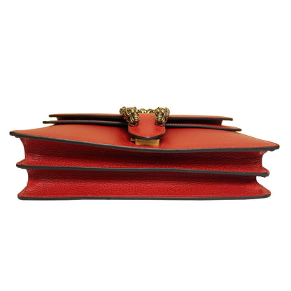 GUCCI Dionysus Small Leather Shoulder Bag 400249 Red