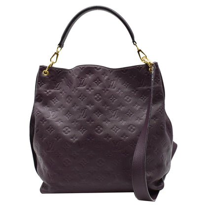 LOUIS VUITTON Metis Hobo Monogram Empreinte Shoulder Bag Plum