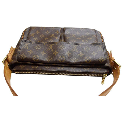 LOUIS VUITTON Viva Cite MM Monogram Canvas Shoulder Bag Brown