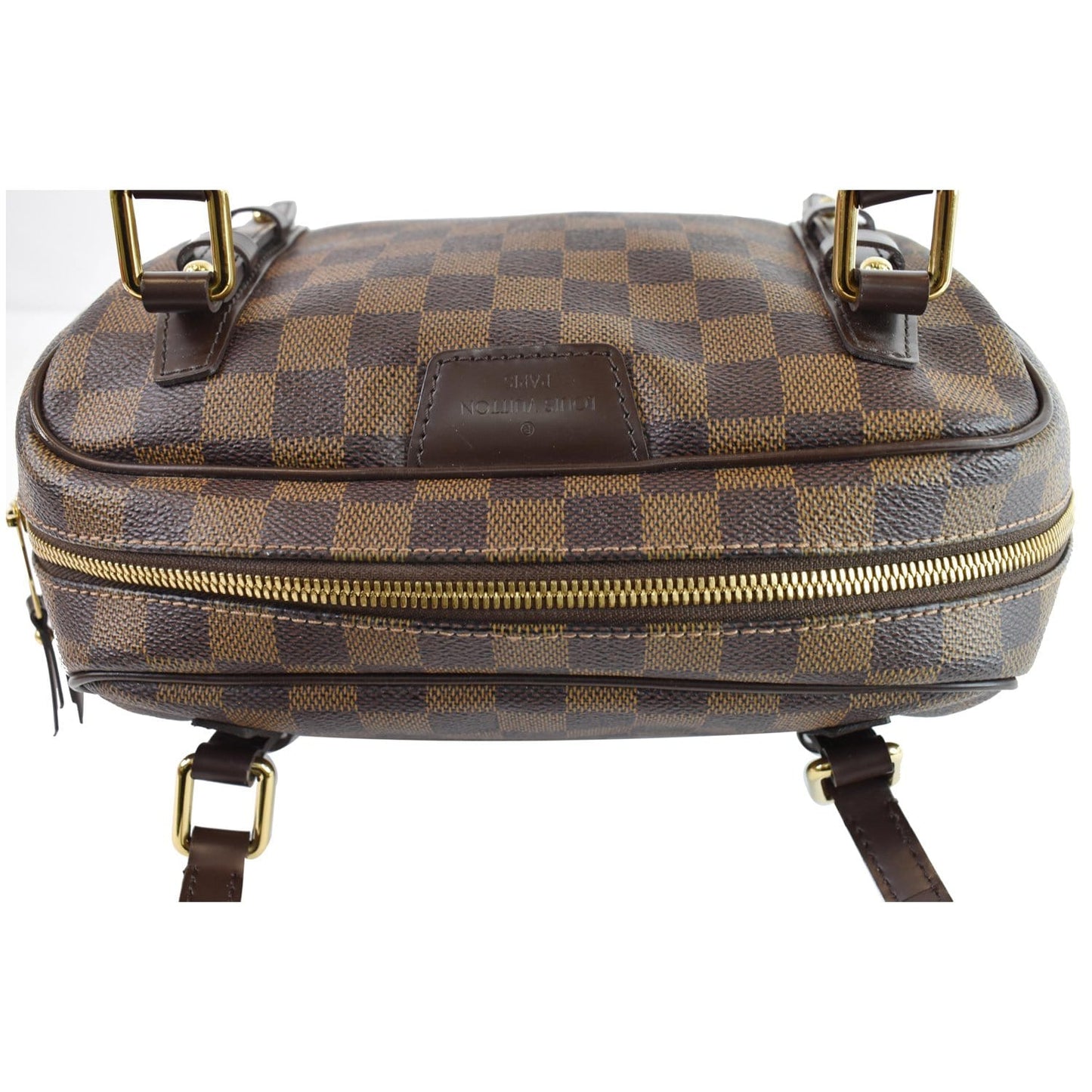 LOUIS VUITTON Rivington PM Damier Ebene Shoulder Bag Brown