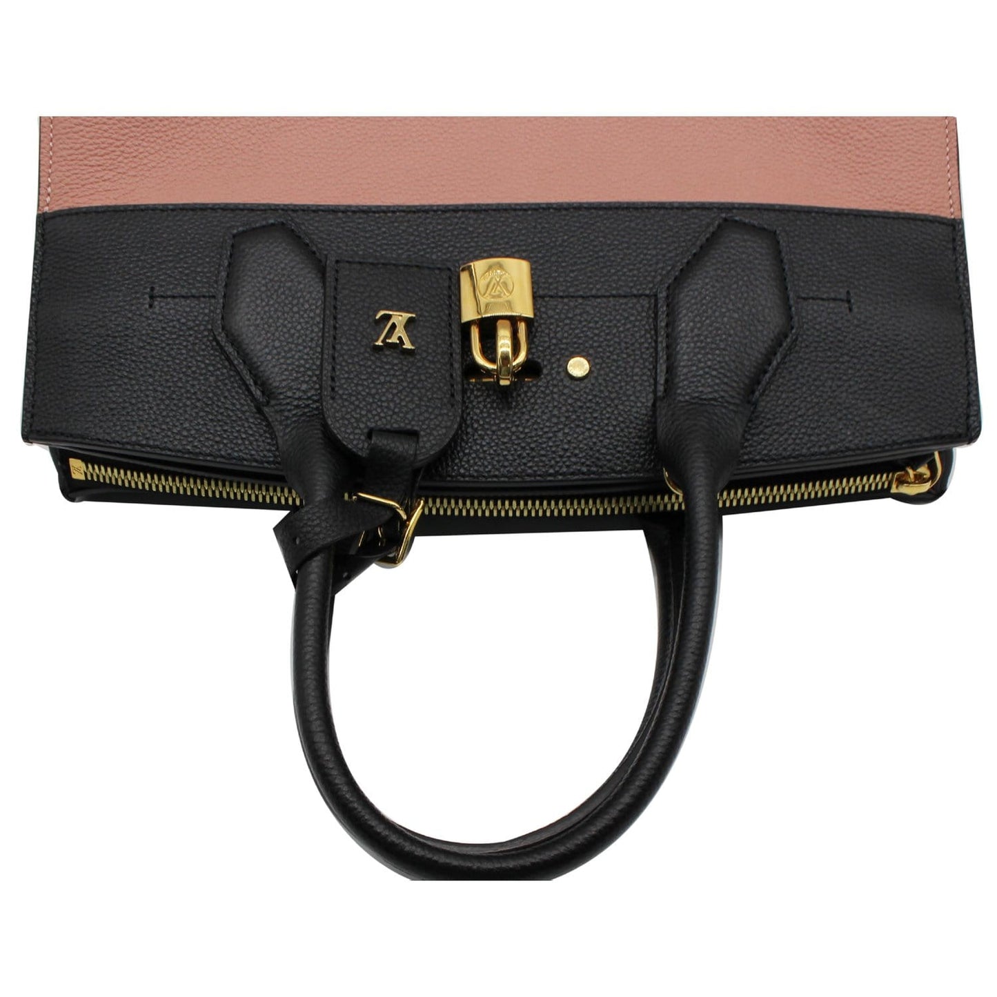 LOUIS VUITTON City Steamer MM Leather Shoulder Bag Magnolia