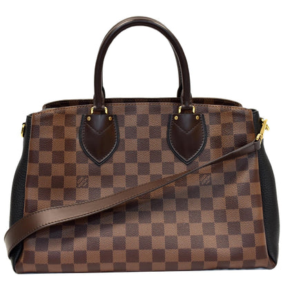 LOUIS VUITTON Normandy Damier Ebene Shoulder Bag Brown