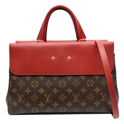 LOUIS VUITTON Venus Monogram Canvas 2way Shoulder Bag Red
