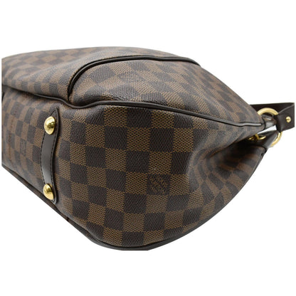 LOUIS VUITTON Galliera PM Damier Ebene Shoulder Bag Brown