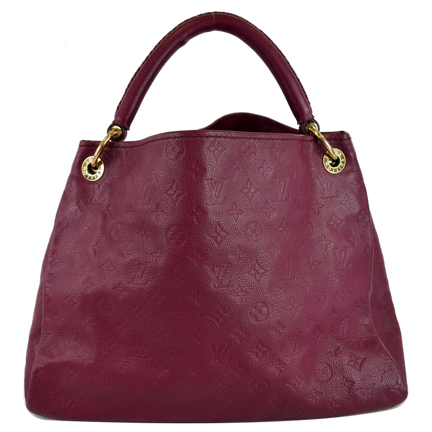 LOUIS VUITTON Artsy MM Empreinte Leather Shoulder Bag Mulberry