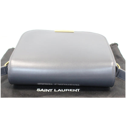 YVES SAINT LAURENT Betty Smooth Leather Shoulder Bag Grey - Last Call