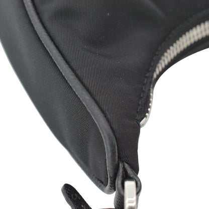 PRADA Re-Edition 2005 Nylon Shoulder Bag Black