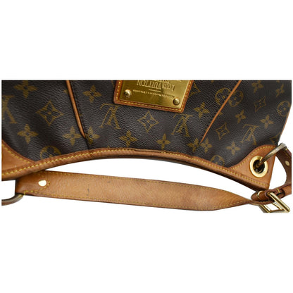 LOUIS VUITTON Galliera PM Monogram Canvas Hobo Shoulder Bag Brown