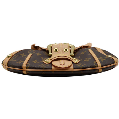 LOUIS VUITTON Leonor Limited Edition Monogram Canvas Shoulder Bag Brown