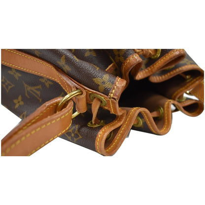 LOUIS VUITTON Noe BB Monogram Canvas Shoulder Bag Brown