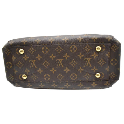 LOUIS VUITTON Montaigne MM Monogram Canvas Shoulder Bag Brown