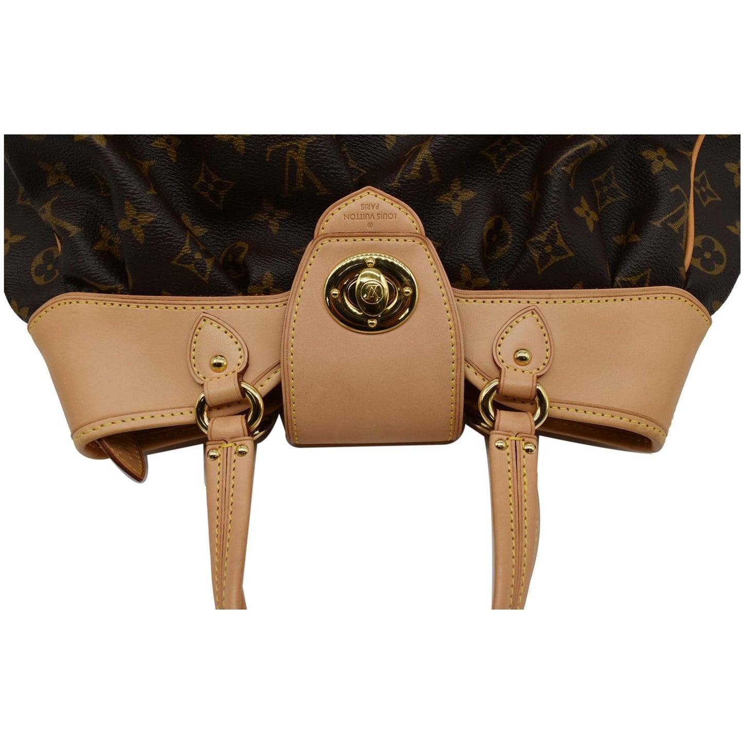 LOUIS VUITTON Boetie PM Monogram Canvas Shoulder Bag Brown