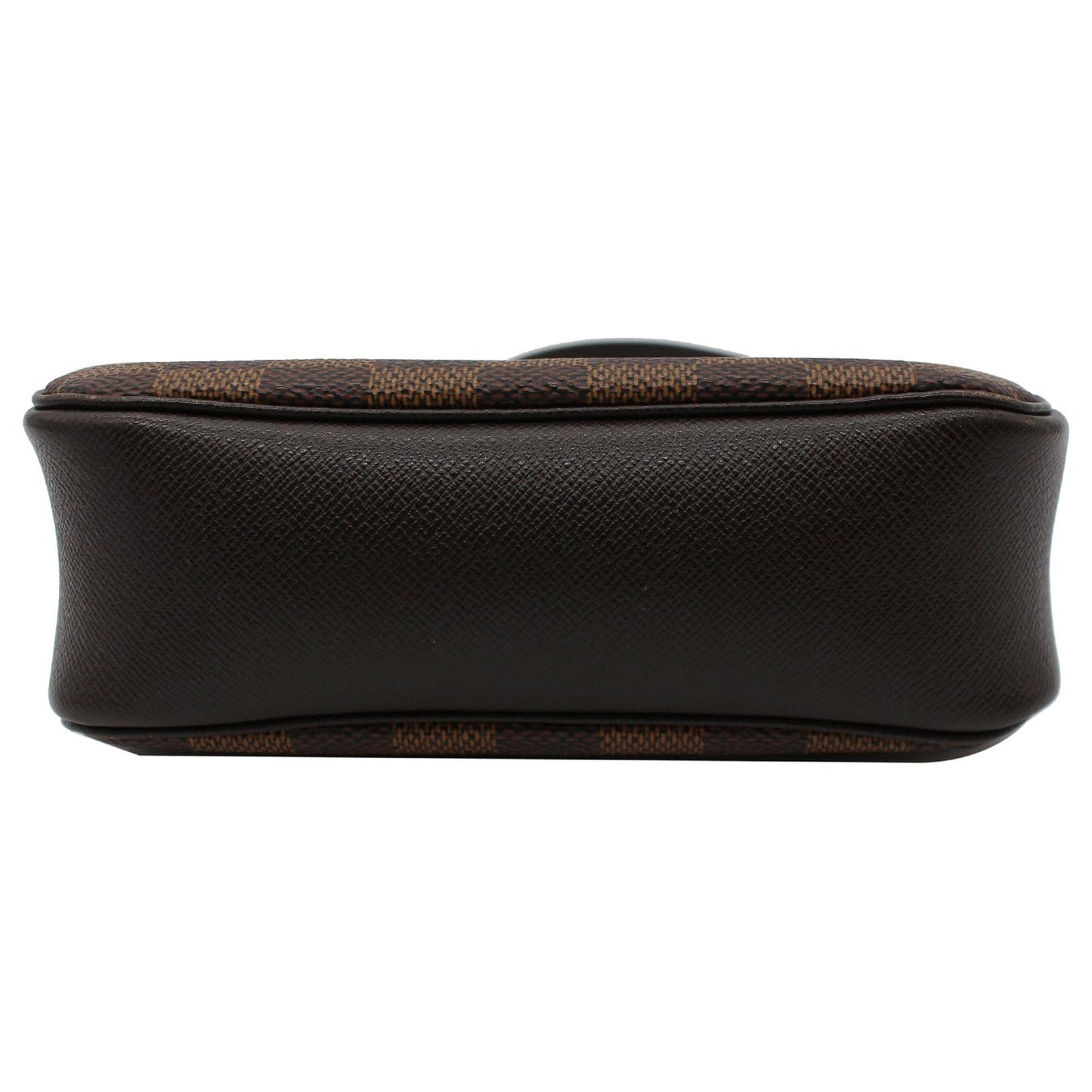 LOUIS VUITTON Trousse Damier Ebene Makeup Pochette Clutch Bag Brown