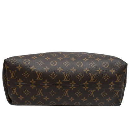 LOUIS VUITTON  Graceful MM Monogram Canvas Shoulder Bag Brown