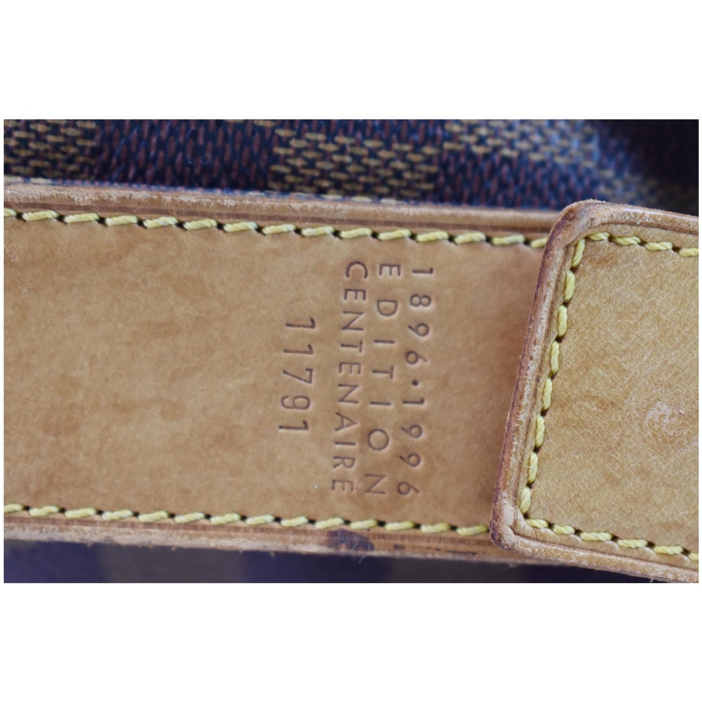 LOUIS VUITTON Chelsea Damier Ebene Shoulder Bag Brown