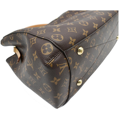 LOUIS VUITTON Montaigne GM Monogram Canvas Shoulder Bag Brown